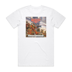Wraith Danger Calling Album Cover T-Shirt White Wraith Danger Calling Album Cover T-Shirt White