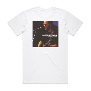 Warren Zevon Learning To Flinch Album Cover T-Shirt White Warren Zevon Learning To Flinch Album Cover T-Shirt White