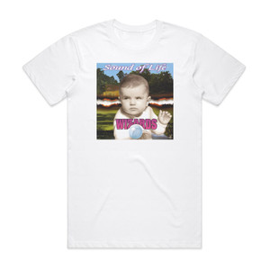 Wizards Sound Of Life Album Cover T-Shirt White Wizards Sound Of Life Album Cover T-Shirt White