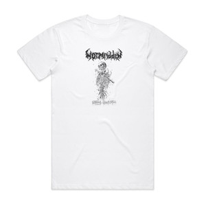Wormridden Festering Glorification Album Cover T-Shirt White Wormridden Festering Glorification Album Cover T-Shirt White
