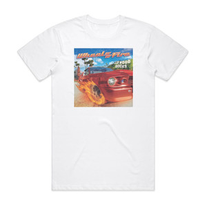 Wheels of Fire Hollywood Rocks Album Cover T-Shirt White Wheels of Fire Hollywood Rocks Album Cover T-Shirt White