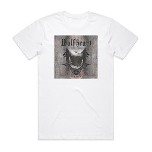 Wolfheart Tyhjyys Album Cover T-Shirt White Wolfheart Tyhjyys Album Cover T-Shirt White