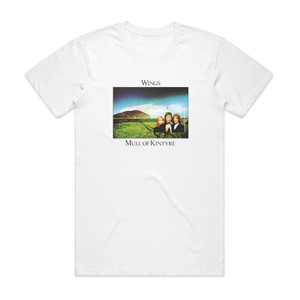 Wings Mull Of Kintyre Girls School Album Cover T-Shirt White Wings Mull Of Kintyre Girls School Album Cover T-Shirt White