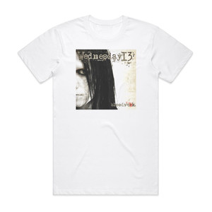 Wednesday 13 Bloodwork Album Cover T-Shirt White Wednesday 13 Bloodwork Album Cover T-Shirt White