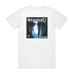 Wednesday 13 Skeletons 2 Album Cover T-Shirt White Wednesday 13 Skeletons 2 Album Cover T-Shirt White