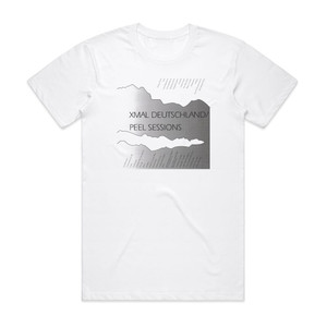 Xmal Deutschland Peel Sessions Album Cover T-Shirt White Xmal Deutschland Peel Sessions Album Cover T-Shirt White