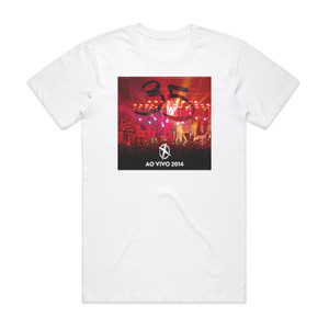 Xutos and Pontapes 35 Ao Vivo 2014 Album Cover T-Shirt White Xutos and Pontapes 35 Ao Vivo 2014 Album Cover T-Shirt White