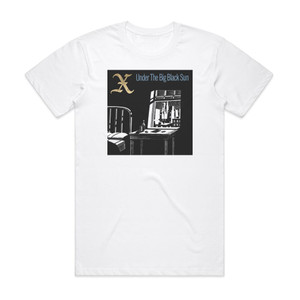 X Under The Big Black Sun Album Cover T-Shirt White X Under The Big Black Sun Album Cover T-Shirt White