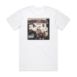 Young Gunz Tough Luv Album Cover T-Shirt White Young Gunz Tough Luv Album Cover T-Shirt White
