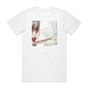 YUI From Me To You Album Cover T-Shirt White YUI From Me To You Album Cover T-Shirt White