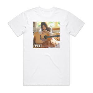 YUI My Short Stories Album Cover T-Shirt White YUI My Short Stories Album Cover T-Shirt White