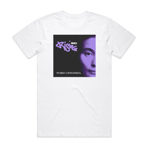 Yoko Ono Rising Mixes Album Cover T-Shirt White Yoko Ono Rising Mixes Album Cover T-Shirt White