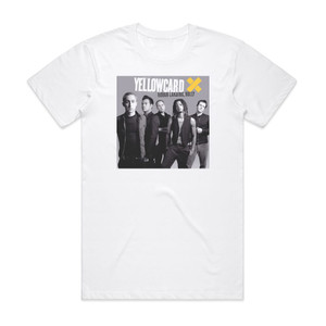 Yellowcard Rough Landing Holly Album Cover T-Shirt White Yellowcard Rough Landing Holly Album Cover T-Shirt White
