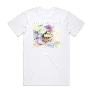 Yellowcard Lift A Sail Album Cover T-Shirt White Yellowcard Lift A Sail Album Cover T-Shirt White