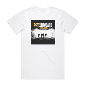 Yellowcard Lights And Sounds 1 Album Cover T-Shirt White Yellowcard Lights And Sounds 1 Album Cover T-Shirt White