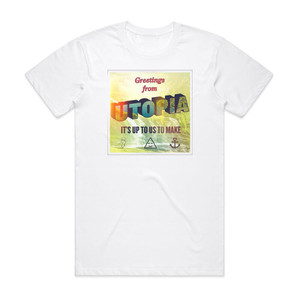 YACHT Utopia Remixes Album Cover T-Shirt White YACHT Utopia Remixes Album Cover T-Shirt White