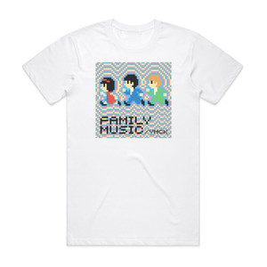 YMCK Family Music Album Cover T-Shirt White YMCK Family Music Album Cover T-Shirt White