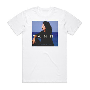 Yanni If I Could Tell You Album Cover T-Shirt White Yanni If I Could Tell You Album Cover T-Shirt White