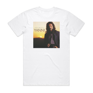 Yanni Ultimate Yanni Album Cover T-Shirt White Yanni Ultimate Yanni Album Cover T-Shirt White