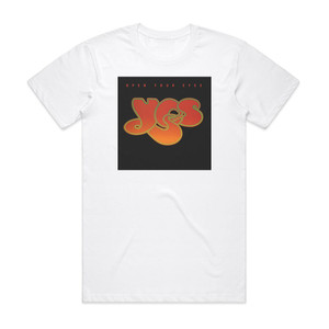 Yes Open Your Eyes Album Cover T-Shirt White Yes Open Your Eyes Album Cover T-Shirt White