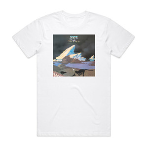 Yes Drama 1 Album Cover T-Shirt White Yes Drama 1 Album Cover T-Shirt White