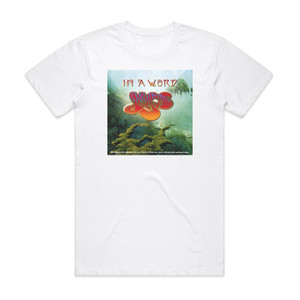 Yes In A Word Album Cover T-Shirt White Yes In A Word Album Cover T-Shirt White