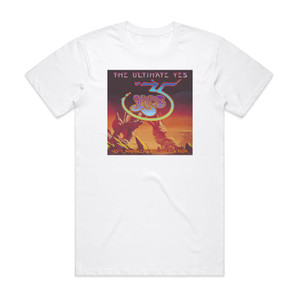 Yes The Ultimate Yes 35Th Anniversary Collection Album Cover T-Shirt White Yes The Ultimate Yes 35Th Anniversary Collection Album Cover T-Shirt White