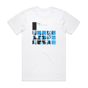 Yes The Definitive Rock Collection Album Cover T-Shirt White Yes The Definitive Rock Collection Album Cover T-Shirt White
