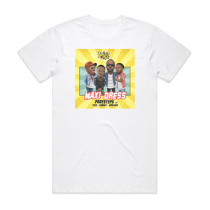 YCEE Maxi Dress Album Cover T-Shirt White YCEE Maxi Dress Album Cover T-Shirt White