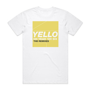 Yello Oh Yeah Oh Six The Remixes Part 1 Album Cover T-Shirt White Yello Oh Yeah Oh Six The Remixes Part 1 Album Cover T-Shirt White