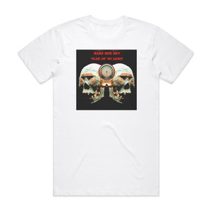 Year of No Light Mars Red Sky Year Of No Light Album Cover T-Shirt White Year of No Light Mars Red Sky Year Of No Light Album Cover T-Shirt White