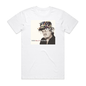 Zucchero Black Cat 1 Album Cover T-Shirt White Zucchero Black Cat 1 Album Cover T-Shirt White