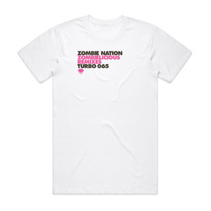 Zombie Nation Zombielicious Remixes Album Cover T-Shirt White