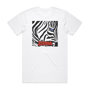 Zebra Iv Album Cover T-Shirt White