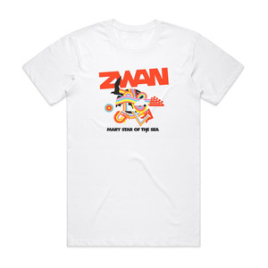 Zwan Mary Star Of The Sea Album Cover T-Shirt White Zwan Mary Star Of The Sea Album Cover T-Shirt White