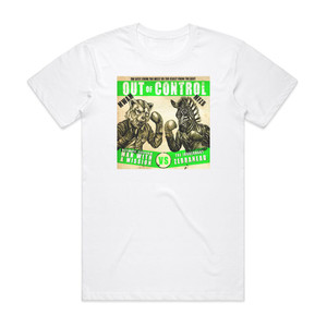 Zebrahead Out Of Control 1 Album Cover T-Shirt White Zebrahead Out Of Control 1 Album Cover T-Shirt White