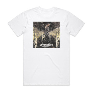 Zyklon Disintegrate Album Cover T-Shirt White Zyklon Disintegrate Album Cover T-Shirt White