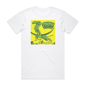 Zombina and The Skeletones Teenage Caveman Beat Gargantua Album Cover T-Shirt White Zombina and The Skeletones Teenage Caveman Beat Gargantua Album Cover T-Shirt White
