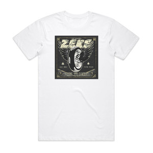 Zeke Flat Tracker 1 Album Cover T-Shirt White Zeke Flat Tracker 1 Album Cover T-Shirt White
