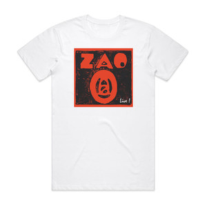 Zao Live Album Cover T-Shirt White