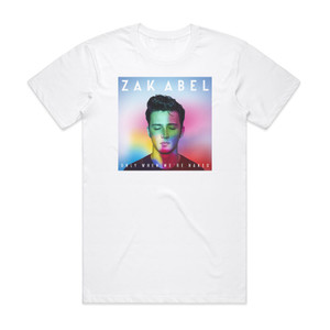 Zak Abel Only When Were Naked Album Cover T-Shirt White Zak Abel Only When Were Naked Album Cover T-Shirt White