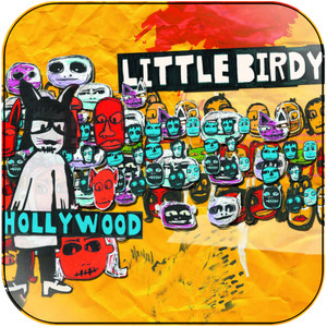 Little Birdy Hollywood Album Cover Sticker Little Birdy Hollywood Album Cover Sticker