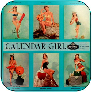 Julie London Calendar Girl-2 Album Cover Sticker Julie London Calendar Girl-2 Album Cover Sticker