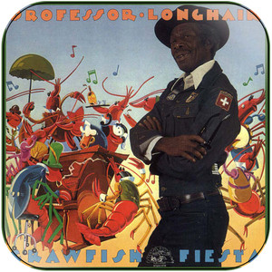 Professor Longhair Crawfish Fiesta Album Cover Sticker Professor Longhair Crawfish Fiesta Album Cover Sticker