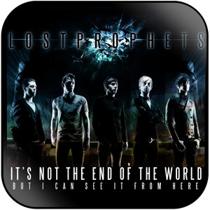 Lostprophets Its Not The End Of The World But I Can See It From Here Album Cover Sticker Lostprophets Its Not The End Of The World But I Can See It From Here Album Cover Sticker
