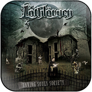Lothloryen Raving Souls Society Album Cover Sticker Lothloryen Raving Souls Society Album Cover Sticker