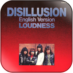 Loudness Disillusion English Version Album Cover Sticker