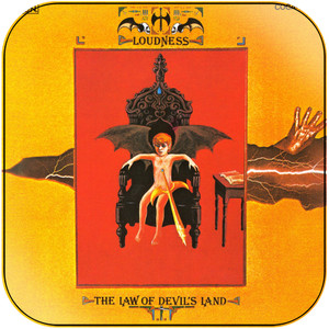 Loudness The Law Of Devils Land Album Cover Sticker Loudness The Law Of Devils Land Album Cover Sticker