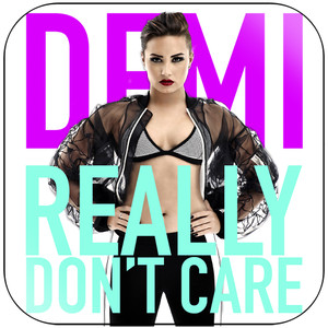 Demi Lovato Really Dont Care Album Cover Sticker Demi Lovato Really Dont Care Album Cover Sticker