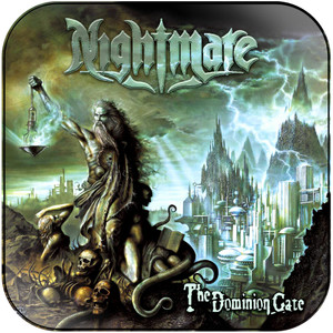 Nightmare The Dominion Gate Album Cover Sticker Nightmare The Dominion Gate Album Cover Sticker